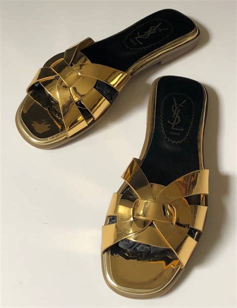 tribute sandal ysl|ysl tribute sandals flat.